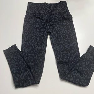 Lightly worn gym shark cheetah seamless leggings with scrunch butt
